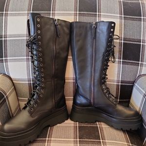 Aldo leather boots Astoha size 8.5